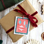 Festive Retro Stamps Gift Tags, thumbnail 8 of 10
