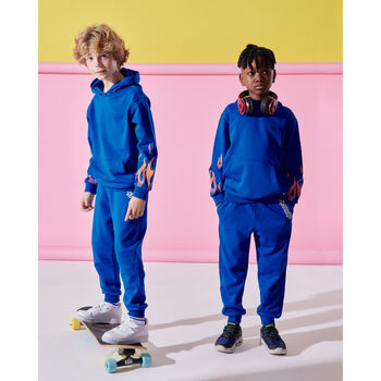 Skater Boys Cotton Tracksuit – Blue, 4 of 4