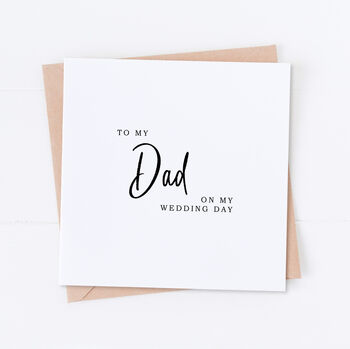 Mum And Dad Wedding Bridal Card, 5 of 5