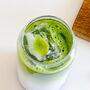 Glass With Bamboo Lid And Straw, thumbnail 6 of 8