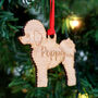 Personalised Bichon Frise Dog Christmas Decoration, thumbnail 1 of 9