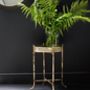 Gold Bamboo Design Side Table, thumbnail 1 of 1