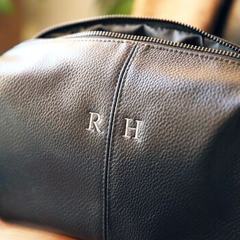 Personalised Embroidered Initials Washbag, 3 of 8