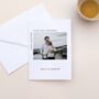 Personalised Photo Valentines Card Single Photo, thumbnail 1 of 4