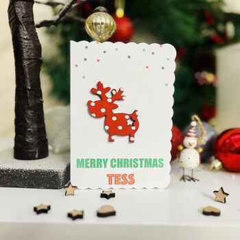 Christmas Card For Grandad, Nanny, Mum, Dad Any Name, 5 of 7