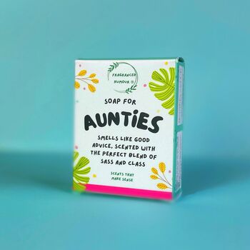 Soap For Aunties Funny Novelty Gift, 3 of 5