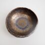 Handmade Gold And Blue Brown Mini Pottery Ring Dish, thumbnail 7 of 8