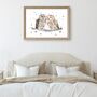 Personalised Owls On A Branch Print, thumbnail 5 of 5