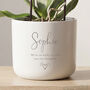 Personalised Birthday Gift For Her | Indoor Pot Add Plant, thumbnail 5 of 8
