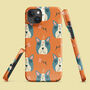 Frenchie Puppy Love Snap Phone Case For iPhone And Samsung, thumbnail 1 of 4