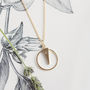 Personalised Circle Spike Necklace, thumbnail 8 of 12