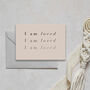 'I Am Loved' Mantra Note Card, thumbnail 1 of 3