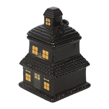 Black Haunted House Oil Burner And Wax Warmer, 4 of 4