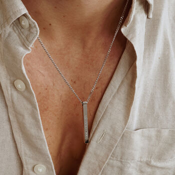 Personalised Custom Bar Necklace, 5 of 12