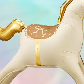 Rocking Horse Foil Balloon For Baby Shower Celebrations, 2 of 5