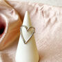 Adjustable Heart Ring, thumbnail 5 of 11
