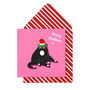 Handmade Grumpy Christmas Cat Card, thumbnail 1 of 5