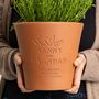 Grandparent Personalised Plant Pot, thumbnail 1 of 6