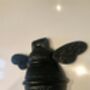 Brass Bee Door Knocker Black Finish, thumbnail 6 of 8