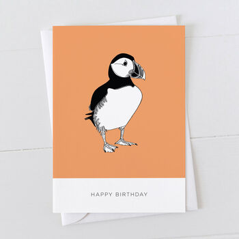 Puffin Print Gift Wrap Pack With Card Option, 3 of 7