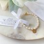 Personalised Pearl Charm Bracelet, thumbnail 6 of 7