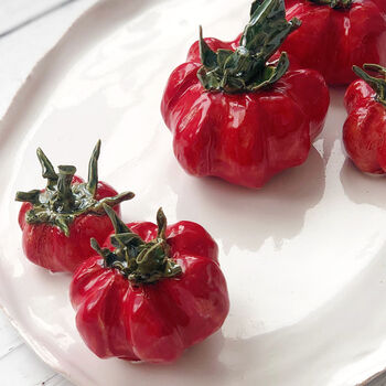 Gifts For Foodies: Ceramic Tomatoes Centrepiece, 3 of 5
