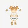 Angel Christmas Tree Decoration With Personalised Name, thumbnail 2 of 4