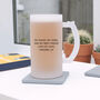 Personalised Photo Frosted Beer Stein, thumbnail 12 of 12