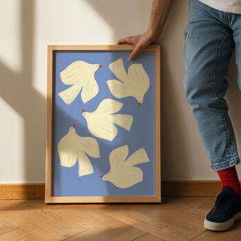 Dove Illustrated Nursery Print, 7 of 8
