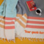 Personalised Cotton Larger Towel, Sofa Throw, thumbnail 12 of 12