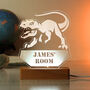 Personalised Dinosaur T Rex LED Night Light, thumbnail 11 of 12