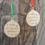 Personalised Wooden Bauble, thumbnail 4 of 5