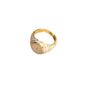 Adjustable Multi Nude Color Sterling Silver Gold Ring, thumbnail 2 of 2