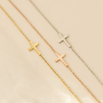 Sideways Cross Necklace, 8 of 8