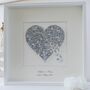 Butterfly Silver Wedding Anniversary Framed Print, thumbnail 5 of 5