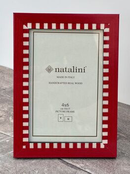 Natalini Red Chequered Photo Framw, 2 of 3