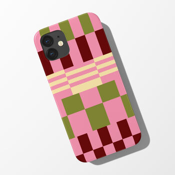 Wavy Check Phone Case Durable iPhone Samsung Mobile Cover, 9 of 12