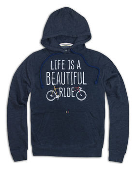 'Life Is A Beautiful Ride' Graphic Hoodie, 2 of 4