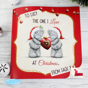 Personalised Me To You The One I Love At Christmas Poem Book, 7 of 8