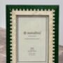 Natalini Dark Green Chequered Photo Frame, thumbnail 2 of 4