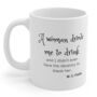 A Woman Drove Me To Drink Coffee Mug, thumbnail 1 of 2