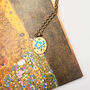 'Forget Me Not' Hand Enamelled Pendant Necklace, thumbnail 4 of 7