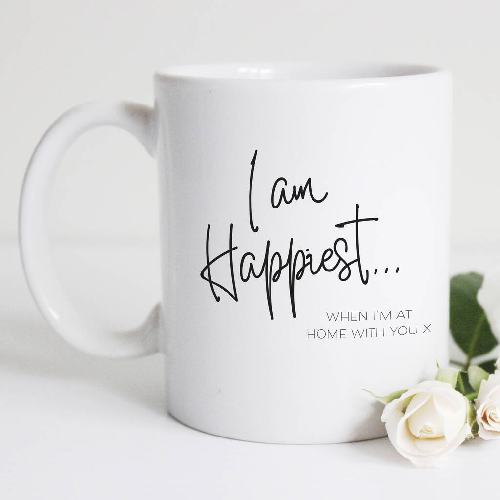My Happy Place Personalised Mug By Chips & Sprinkles