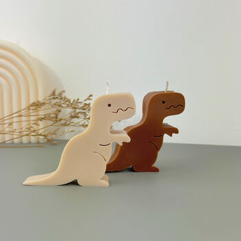 Trex Tyrannosaurus Rex Candles Dinosaur Gifts, 2 of 12