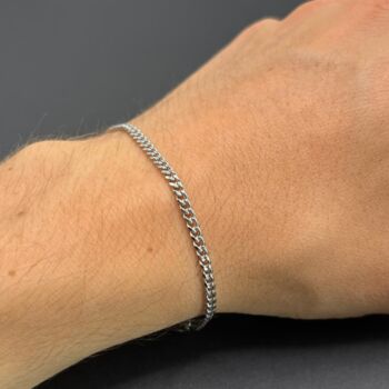 Personalised Bracelets Silver For Men And Women, 10 of 12