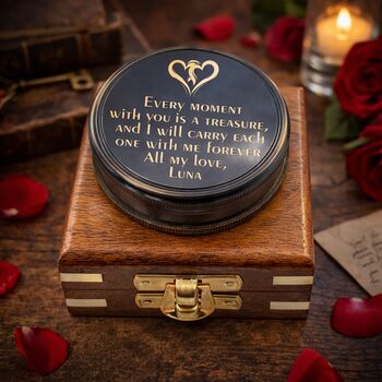 Custom Engraved Compass With Box And Case, 7 of 11