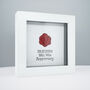 Personalised 16th Wax Anniversary Keepsake Gift Framed, thumbnail 3 of 12