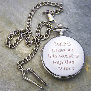 Personalised Romantic Pocket Watch, 8 of 9