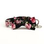 The Chelsea Pink And Green Floral Dog Collar Bow Tie, thumbnail 3 of 4