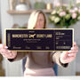 Personalised Oversized Gold Travel Boarding Pass, thumbnail 1 of 5